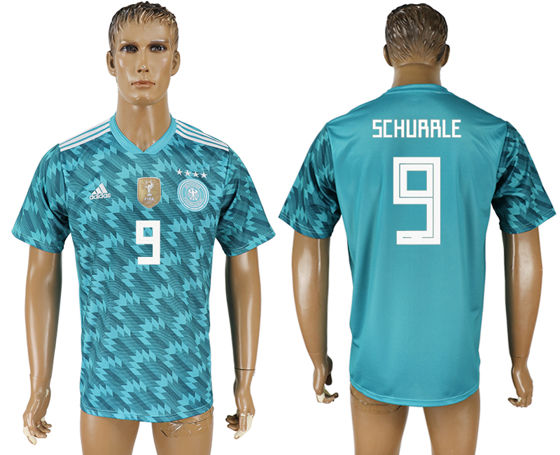 Maillot de foot coupe du monde 2018 ALLEMAGNE #9 SCHURRLE BLEU.jpg